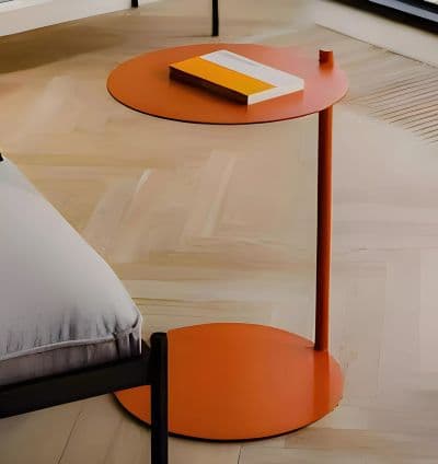 Table D’appoint En Metal Orange