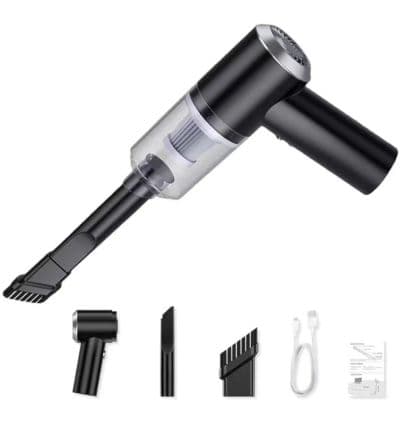 Aspirateur Portable 3-en-1 – Aspiration, Soufflage & Nettoyage Précis