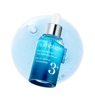 numbuzin - No.3 Blue Bio-Retinol Pore Refining Serum - Sérum anti-pores