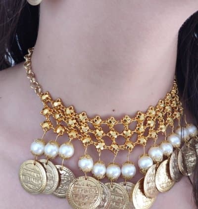 Collier wechwech+Boucles d'oreilles