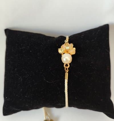 Bracelet cordon miel