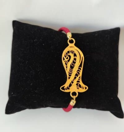Bracelet cordon filigrane