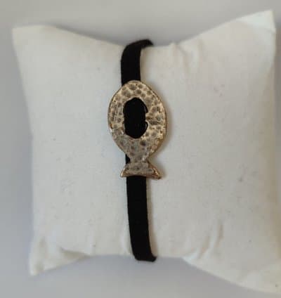 Bracelet poisson argenté inoxydable