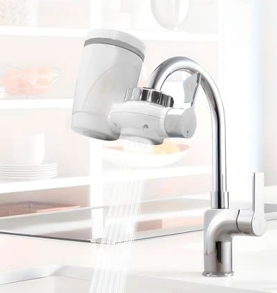 Filtre à Eau du Robinet, Purificateur d'Eau sur Robinet pour Cuisine