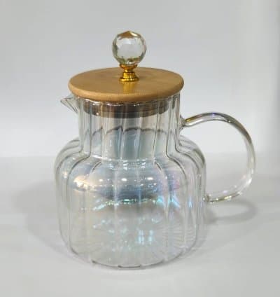 Théière en verre Rayé changeant 700ml
