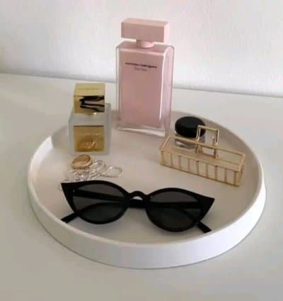 Plateaux en plâtre decoratif 25cm