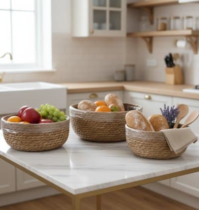 Lot de 3 panier de rangement