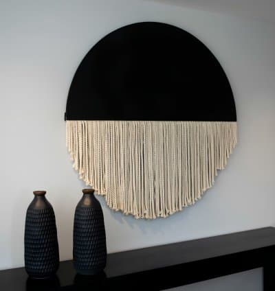 Noir en macramé