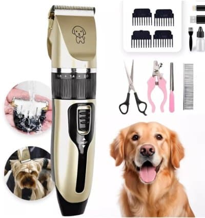 Tondeuse 12 Piècs pour Chien Chat et Animaux Poil Long