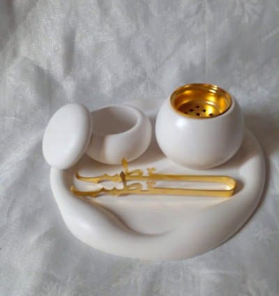 Set decoratif mab5ra en plâtre