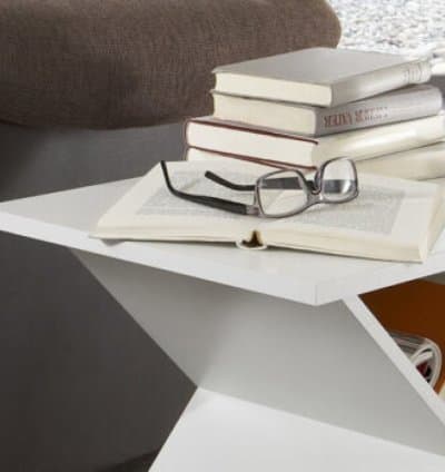 Table Décorative Croisée En MDF Stratifié de Haute Qualité