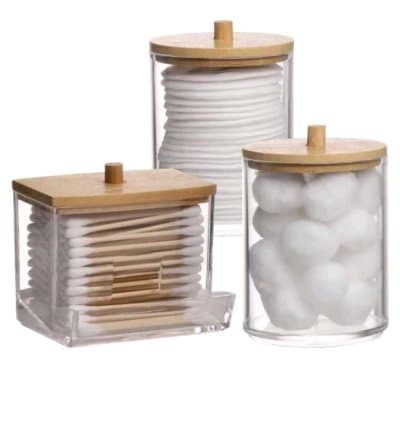 Pack de 3 portes coton plexi