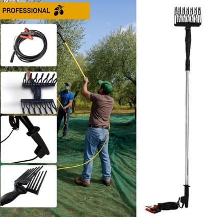 Machine de Récolte d'olive professionnelles électrique Agrafeuse pour olives,12v