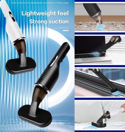 Aspirateur silencieux haute puissance Rechargeable applicable aux tapis, canapés, cheveux et aux débris