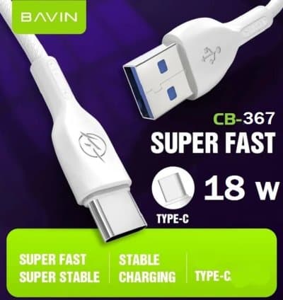 Câble de charge USB-A vers type-C 18W