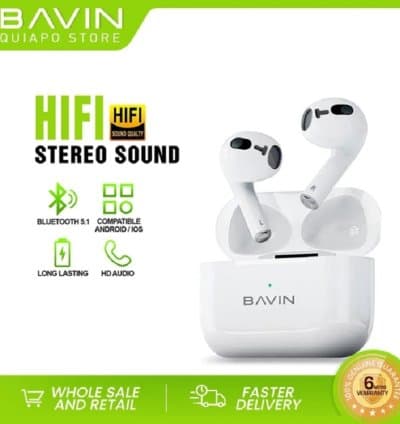 Ecouteurs Sans Fil Bluetooth V5.1 Bavin-26