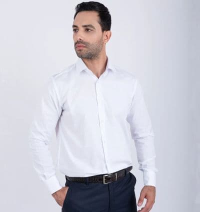 Chemise blanc pour homme ref209 - EVASION