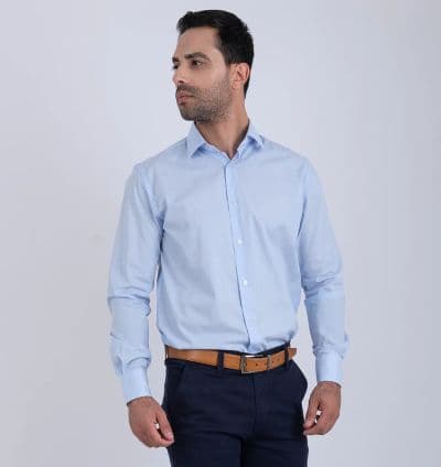 Chemise Ciel Petit Rayé - EVASION