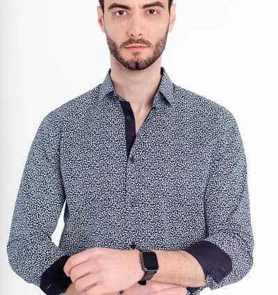 Chemise Fleur-Bleu - EVASION