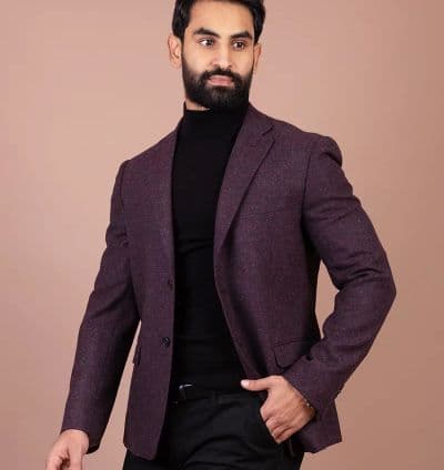 veste aubergine foncé - EVASION