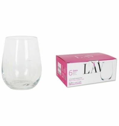 Pack 6 verres à eaux lav