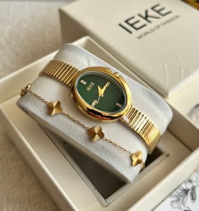Montre femme IEKE Doré + Bracelet
