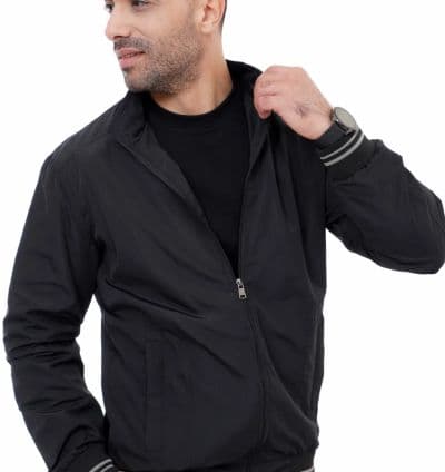 Blouson noir homme Ref 040 Tunisie EVASION – Nouvelle Collection