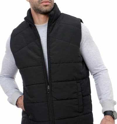 Doudoune Imperméable Sans Manche Noir - EVASION