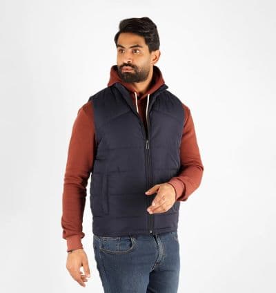 Doudoune Imperméable Sans Manche Bleu - EVASION
