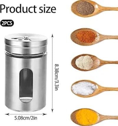 Salière ou poivrière en inox