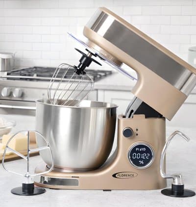 Robot Pâtissier FLORENCE F-CHEF Digital – 1300W – Bol Inox 5L