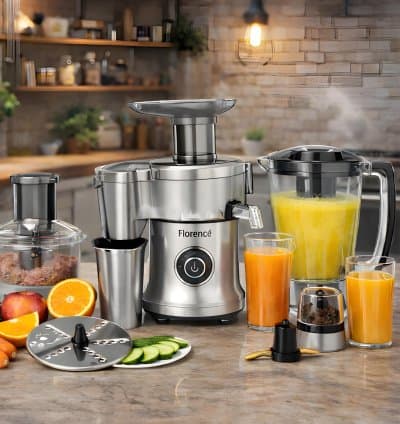 Blender & Extracteur de Jus FLORENCE 10 en 1 – 400W