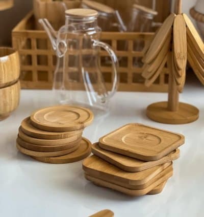 Lot de 6 sous tasse bombo