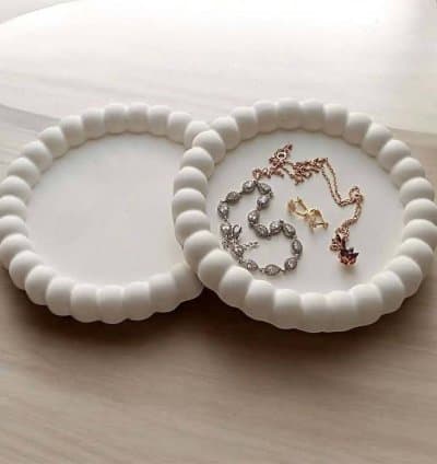 Mini plateau en plâtre