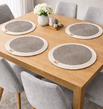 Packs de sous plats en cordons circulaire