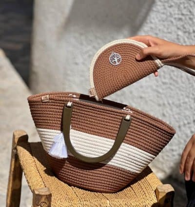 sacs à mains en cordons