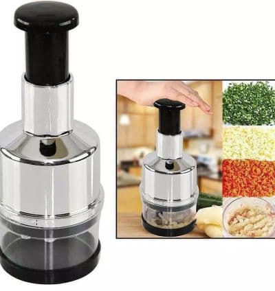 Manual Hand Press Garlic Onion Chopper