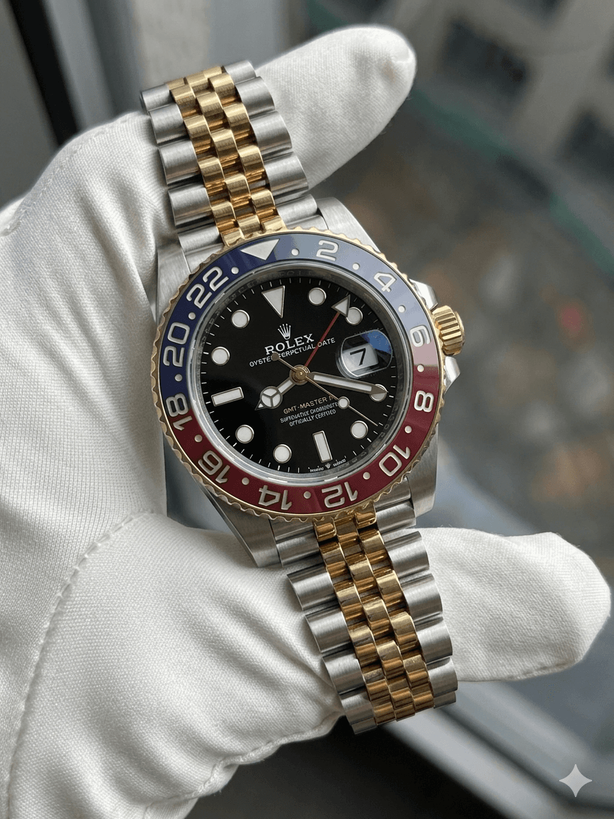 Rolex GMT-Master II "Pepsi" Two-Tone Jubilee