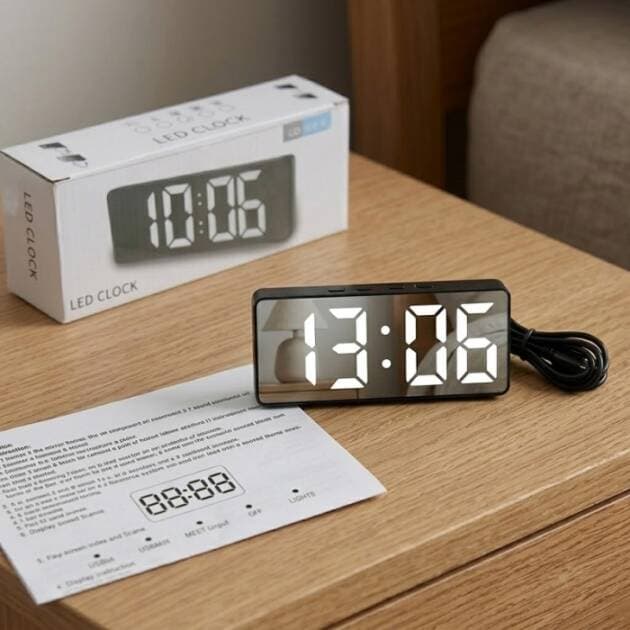 Horloge Numérique Avec Écran LED
