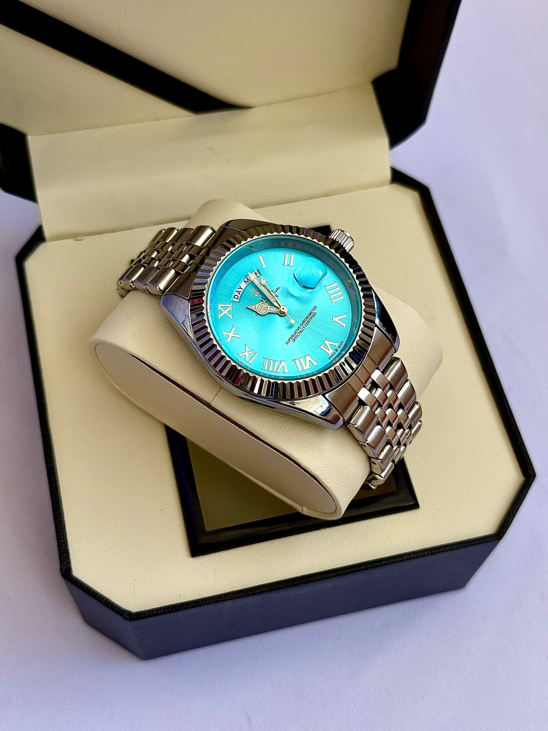 Rolex day-Date(bleux ciel)