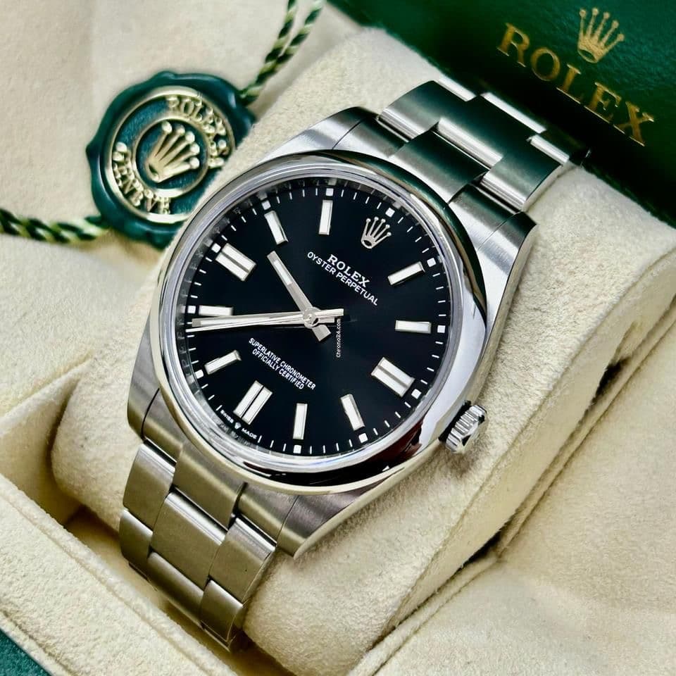 Rolex Oyster Perpetual noire