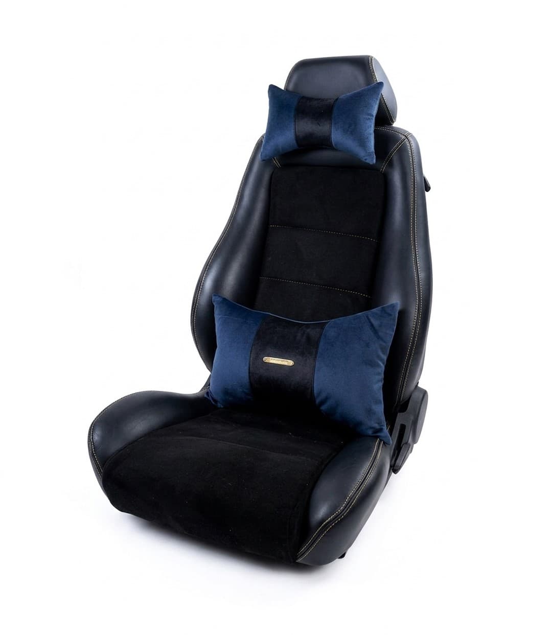 Pack Drive : Repose Tête + Coussin de Dos en blet et noir