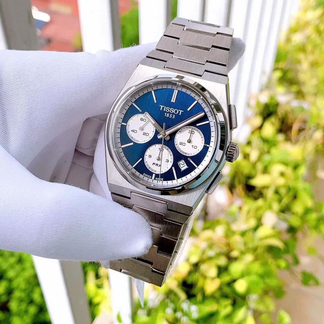 Tissot PRX chronographe Blue