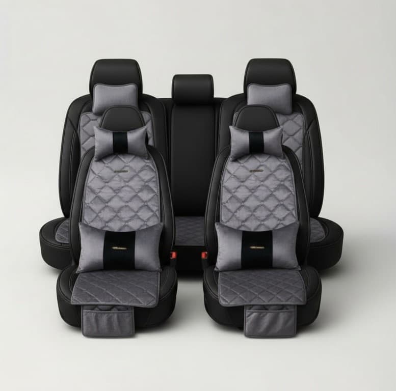 Jetés de siège orthopédique anti-tâche Couleur Gris