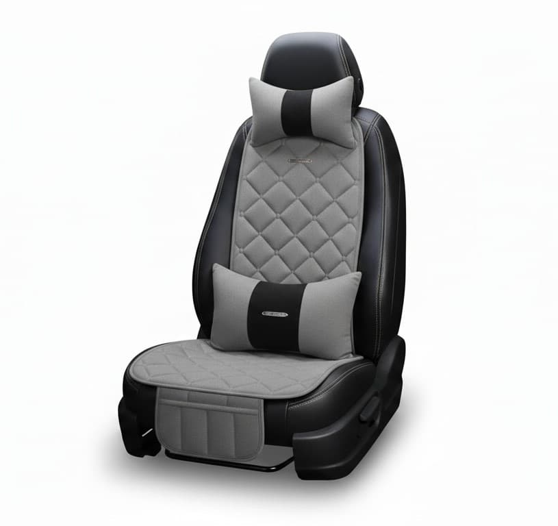 Jetés de siège orthopédique anti-tâche Couleur Gris