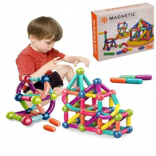 Jouets De Construction Magnétique Éducatifs, (42 Pièces)