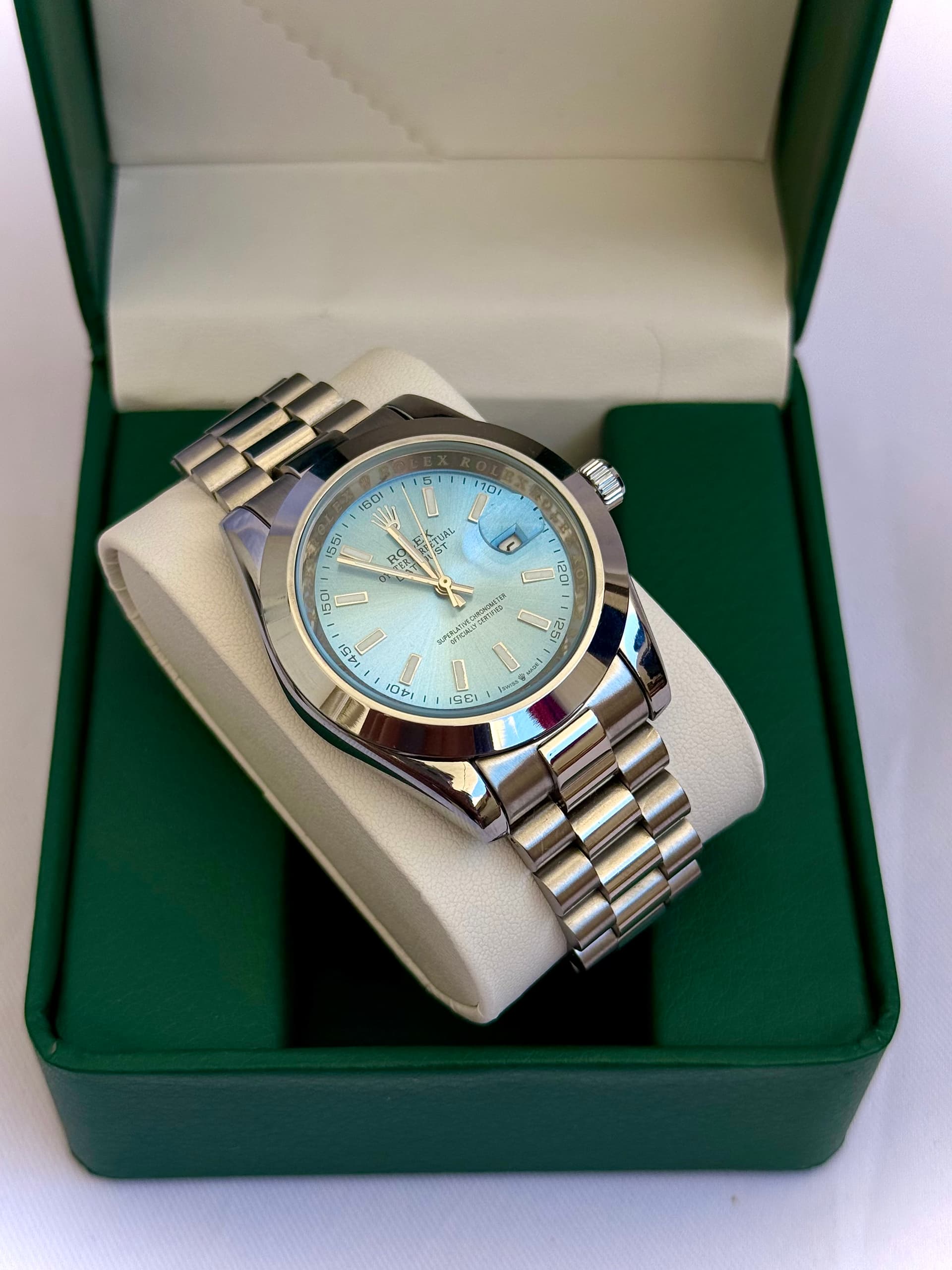 Montre de luxe Rolex Datejust – Cadran Bleu Glacier