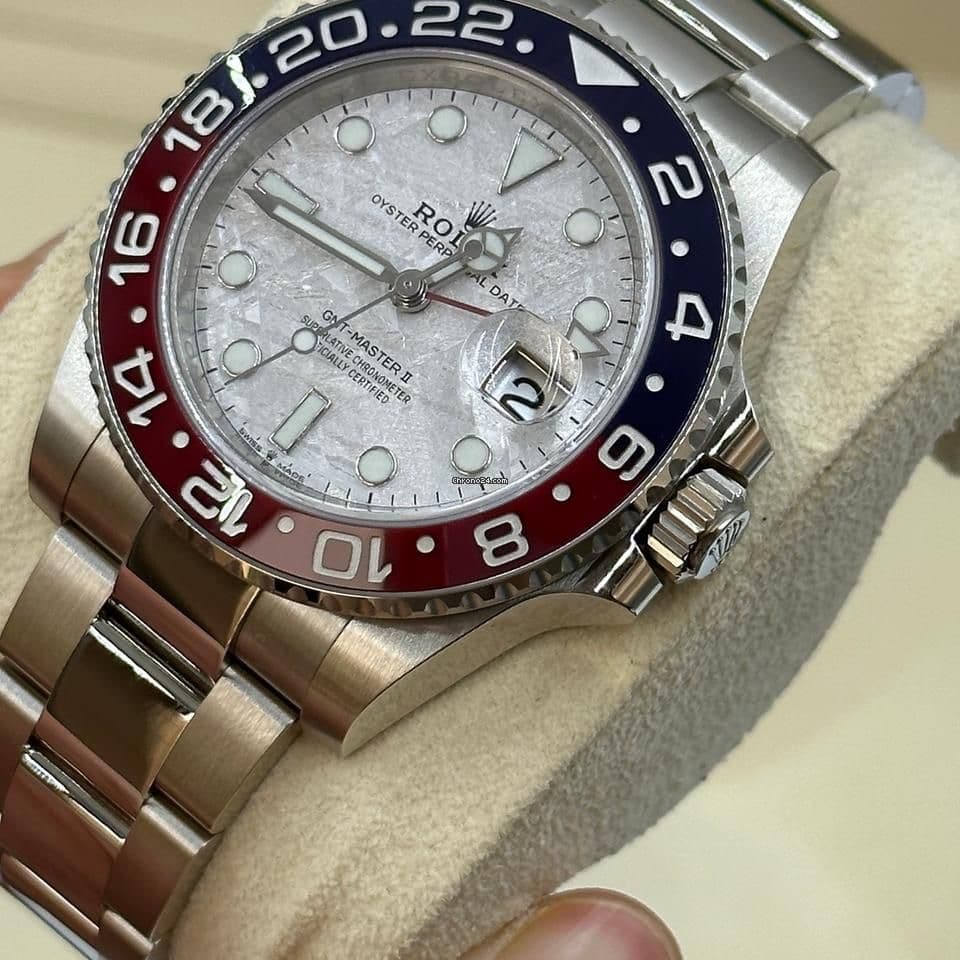 Rolex GMT Master II Coke White Dial Custom
