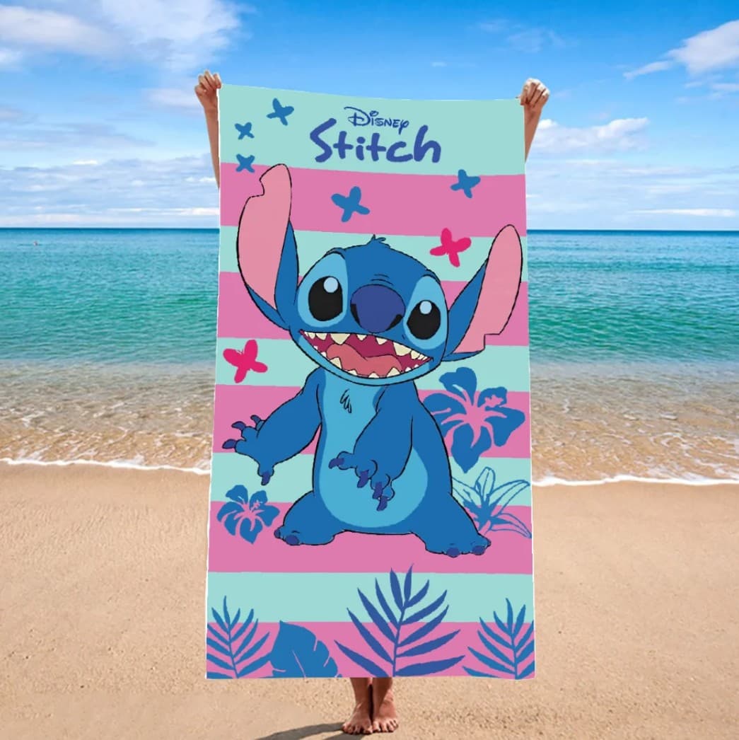 Serviette de plage Stitch