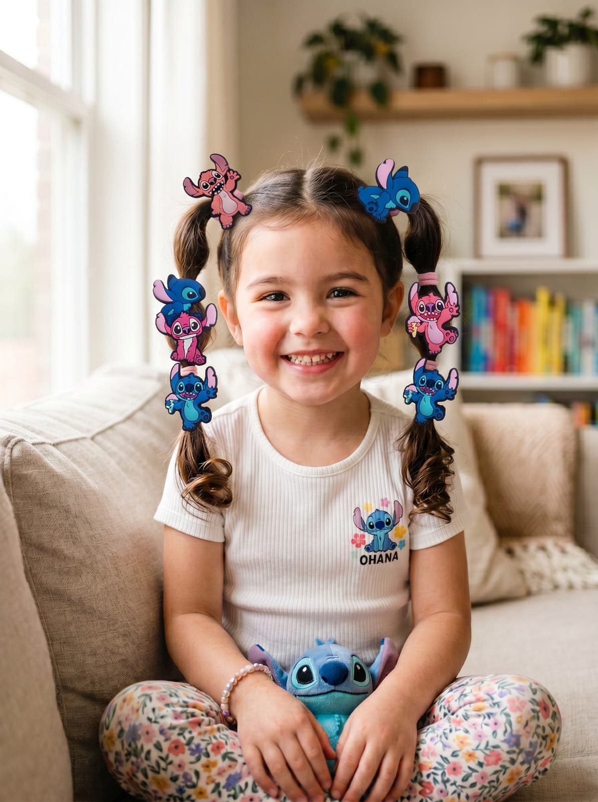 Set de 5 Élastiques à Cheveux Stitch
